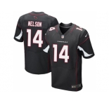 Nike Arizona Cardinals #14 J.J. Nelson Black jerseys[Elite]