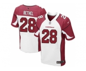 Nike Arizona Cardinals #28 Justin Bethel white jerseys[Elite]