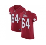 Nike Arizona Cardinals #64 Mason Cole Red Team Color Men Stitched NFL Vapor Untouchable Elite Jersey