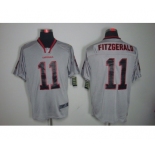 nike nfl jerseys arizona cardinals #11 larry fitzgerald grey[Elite lights out]