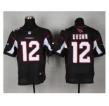 nike nfl jerseys arizona cardinals #12 brown black[Elite]