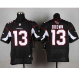 nike nfl jerseys arizona cardinals #13 brown black[Elite][brown]