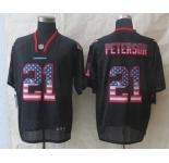 nike nfl jerseys arizona cardinals #21 peterson black[Elite USA flag fashion]