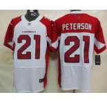 nike nfl jerseys arizona cardinals #21 peterson white[Elite]