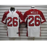 nike nfl jerseys arizona cardinals #26 wells white[Elite]