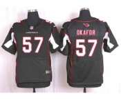 nike nfl jerseys arizona cardinals #57 okafor black[Elite]