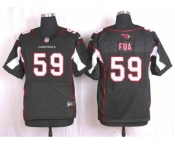 nike nfl jerseys arizona cardinals #59 fua black[Elite]