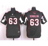 nike nfl jerseys arizona cardinals #63 sendlein black[Elite]