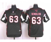 nike nfl jerseys arizona cardinals #63 sendlein black[Elite]