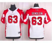 nike nfl jerseys arizona cardinals #63 sendlein white[Elite]