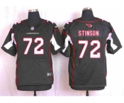 nike nfl jerseys arizona cardinals #72 stinson black[Elite]