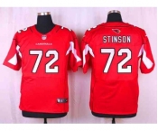 nike nfl jerseys arizona cardinals #72 stinson red[Elite]