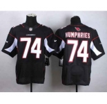 nike nfl jerseys arizona cardinals #74 humphries black[Elite]