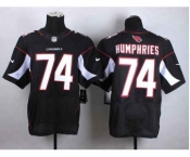 nike nfl jerseys arizona cardinals #74 humphries black[Elite]