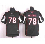 nike nfl jerseys arizona cardinals #78 watford black[Elite]