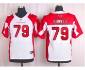 nike nfl jerseys arizona cardinals #79 sowell white[Elite]
