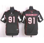 nike nfl jerseys arizona cardinals #91 shaughnessy black[Elite]