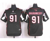nike nfl jerseys arizona cardinals #91 shaughnessy black[Elite]