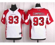 nike nfl jerseys arizona cardinals #93 campbell white[Elite]