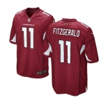 Men's Arizona Cardinals #11 Larry Fitzgerald Game Red Team Color Football Jersey