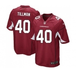 Men's Arizona Cardinals #40 Pat Tillman Game Red Team Color Football Jersey