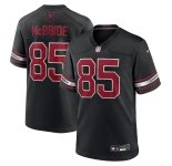 Men's Arizona Cardinals #85 Trey McBride 2024 Game Black Team Color Football Jersey