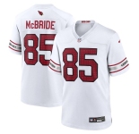 Men's Arizona Cardinals #85 Trey McBride 2024 Game White Team Color Football Jersey