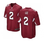 Men's Nike Arizona Cardinals #2 Andy Lee Game Red Team Color NFL Jersey