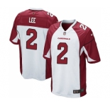 Men's Nike Arizona Cardinals #2 Andy Lee Game White NFL Jersey