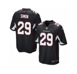 Men's Nike Arizona Cardinals #29 Tharold Simon Game Black Alternate NFL Jersey