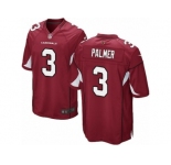 Men's Nike Arizona Cardinals #3 Carson Palmer Game Red Team Color NFL Jersey
