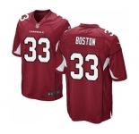 Men's Nike Arizona Cardinals #33 Tre Boston Game Red Team Color NFL Jersey