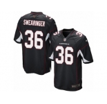Men's Nike Arizona Cardinals #36 D. J. Swearinger Game Black Alternate NFL Jersey
