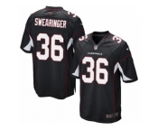 Men's Nike Arizona Cardinals #36 D. J. Swearinger Game Black Alternate NFL Jersey