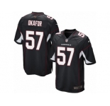 Men's Nike Arizona Cardinals #57 Alex Okafor Game Black Alternate NFL Jersey