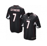 Men's Nike Arizona Cardinals #7 Chandler Catanzaro Game Black Alternate NFL Jersey
