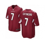 Men's Nike Arizona Cardinals #7 Chandler Catanzaro Game Red Team Color NFL Jersey