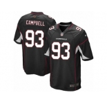 Men's Nike Arizona Cardinals #93 Calais Campbell Game Black Alternate NFL Jersey