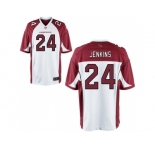 Nike Arizona Cardinals #24 Mike Jenkins White Game Jersey