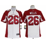 nike nfl jerseys Arizona Cardinals #26 Chris Wells White [Game]