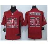 2015 new nike arizona cardinals #21 peterson red strobe jerseys[limited]