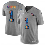 Arizona Cardinals #1 Kyler Murray Men's Nike Multi-Color 2020 NFL Crucial Catch NFL Jersey Greyheather