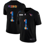 Arizona Cardinals #1 Kyler Murray Men's Nike Multi-Color Black 2020 NFL Crucial Catch Vapor Untouchable Limited Jersey