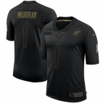 Men Arizona Cardinals #1 Kyler Murray Nike 2020 Salute To Service Limited Jersey Black