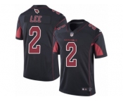 Men Nike Arizona Cardinals #2 Andy Lee Limited Black Rush Vapor Untouchable NFL Jersey
