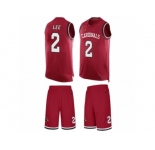 Men Nike Arizona Cardinals #2 Andy Lee Limited Red Tank Top Suit NFL Jersey
