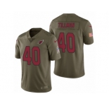 Men Nike Arizona Cardinals #40 Pat Tillman Olive 2017 Salute to Service Limited Jerseys
