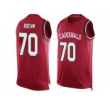 Men Nike Arizona Cardinals #70 Evan Boehm Limited Red Player Name & Number Tank Top NFL Jersey