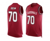 Men Nike Arizona Cardinals #70 Evan Boehm Limited Red Player Name & Number Tank Top NFL Jersey
