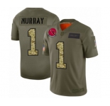 Men's Arizona Cardinals #1 Kyler Murray 2019 Olive Camo Salute to Service Limited Jersey
